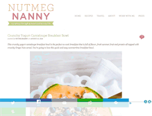 Tablet Screenshot of nutmegnanny.com